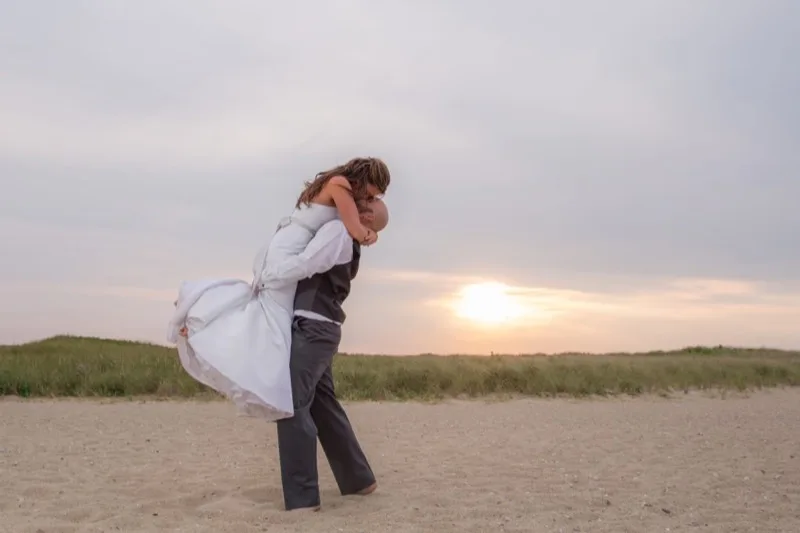 Wedding party at Sandbar Nantucket
